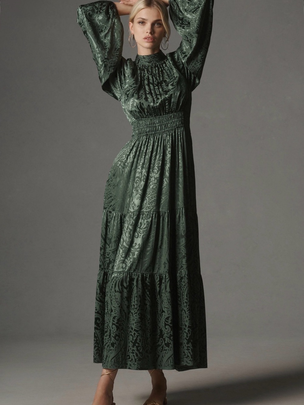 Anthropologie The Somerset Maxi Dress: Mock Neck Edition MP
